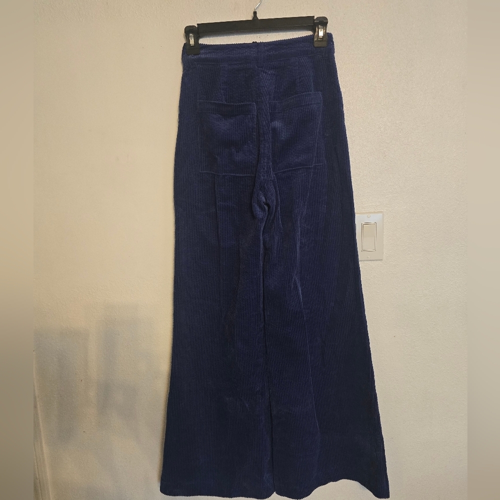 Rolla's Francoise Corduroy Pants In Electric Blue Size 6 - Picture 12 of 14